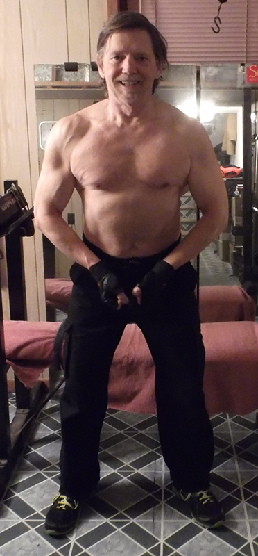 Doug Champigny - Bodybuilding at 60 - chest